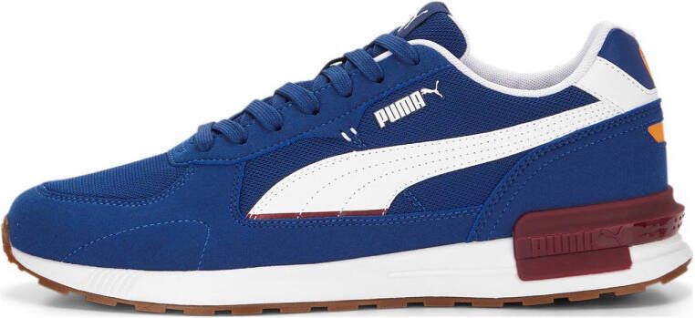 Puma Graviton sneakers blauw wit bruin
