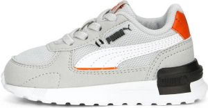 Puma Graviton sneakers grijs wit oranje