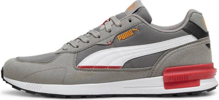 Puma Graviton sneakers grijs wit rood