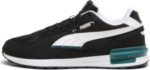 Puma Graviton sneakers zwart wit groen