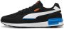 PUMA Graviton Unisex Sneakers Black- White- Team Royal-Rickie Orange - Thumbnail 1