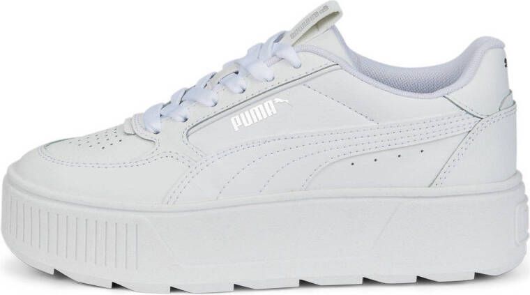 Puma Kar Rebelle Unisex Schoenen Wit Maat: 35.5 Leer Foot Locker