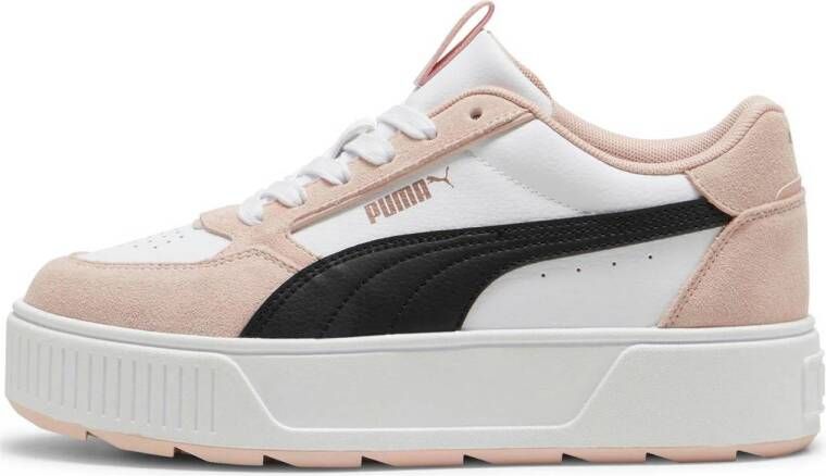 PUMA Karmen Rebelle SD Dames Sneakers White- Black-Rose Quartz