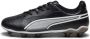 Puma King Match FG AG Junior voetbalschoenen zwart wit Imitatieleer 28 - Thumbnail 1