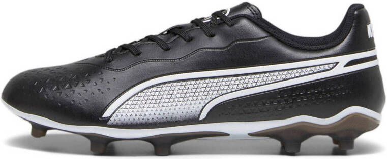 Puma King Match voetbalschoenen zwart wit