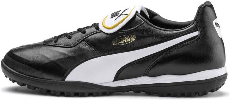 Puma King Top TT voetbalschoenen zwart wit