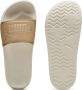 Puma Leadcat 2.0 Aqua Metallics badslippers ecru goud zand - Thumbnail 1