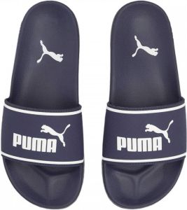 Puma Leadcat 2.0 badslippers donkerblauw wit