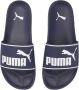 Puma Leadcat 2.0 badslippers donkerblauw wit - Thumbnail 1