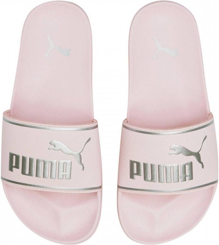 Puma Leadcat 2.0 badslippers lichtroze zilver