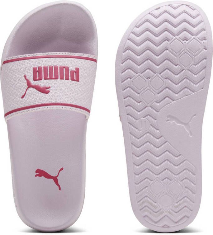 Puma Leadcat 2.0 badslippers lila fuchsia Paars Jongens Meisjes Rubber 34 5
