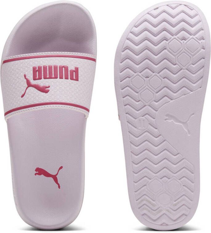 Puma Leadcat 2.0 badslippers lila fuchsia Paars Rubber 34.5