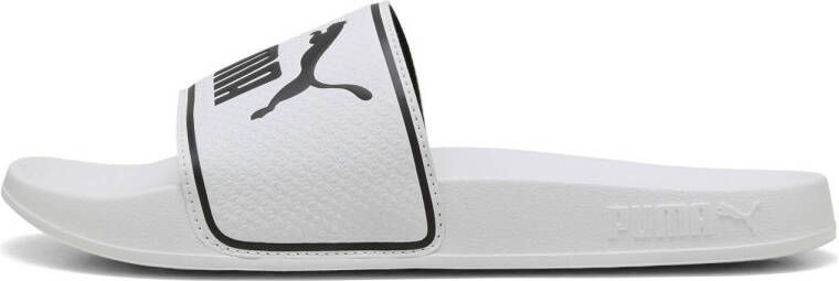 Puma Leadcat 2 0 2.0 badslippers wit zwart Rubber Logo 40.5