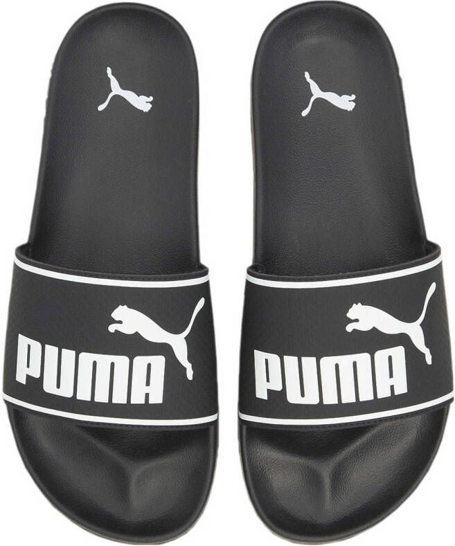 Puma Leadcat 2 0 2.0 badslippers zwart wit Rubber Logo 40.5
