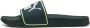 Puma Leadcat 2.0 badslippers zwart wit geel - Thumbnail 1
