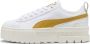Puma Mayze Lux sneakers wit goudkleurig - Thumbnail 1