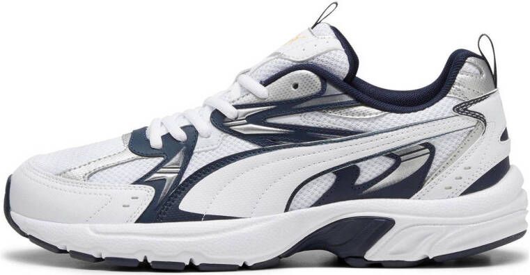 PUMA Milenio Tech Unisex Sneakers Club Navy- White- Silver