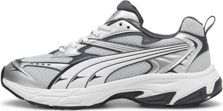 Puma Morphic sneakers lichtgrijs wit zilver