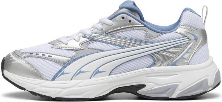 Puma Morphic sneakers wit lichtblauw zilver