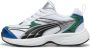 Puma Morphic Techie sneakers wit zwart groen Mesh Meerkleurig 28 - Thumbnail 1