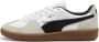 Puma Palermo Lth White Vapor Gray Gum Wit Leer Lage sneakers Unisex - Thumbnail 1