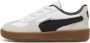 Puma Palermo Lth sneakers wit grijs beige gum - Thumbnail 1