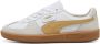 PUMA Palermo Lth Sneakers Leren Sneaker Wit - Thumbnail 1