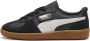 PUMA Palermo Jr Sneakers Leren Sneaker Kids Zwart - Thumbnail 1