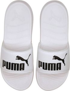 Puma Pop Cat Slippers en Sandalen White Synthetisch Foot Locker
