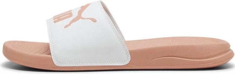 Puma Popcat 20 badslippers zalmroze wit
