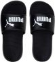 Puma Popcat 20 Jr. badslippers zwart wit Imitatieleer Logo 35 5 - Thumbnail 1