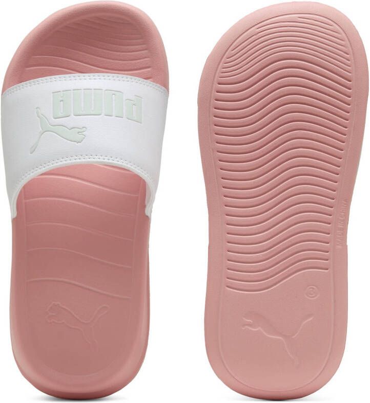 Puma Popcat 20 Junior badslippers wit roze blauw