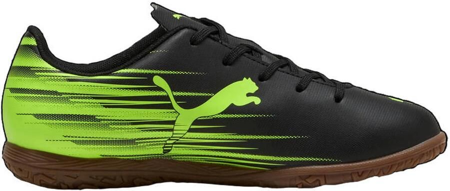 Puma Attacanto II junior imitatieleren voetbalschoenen zwart geel