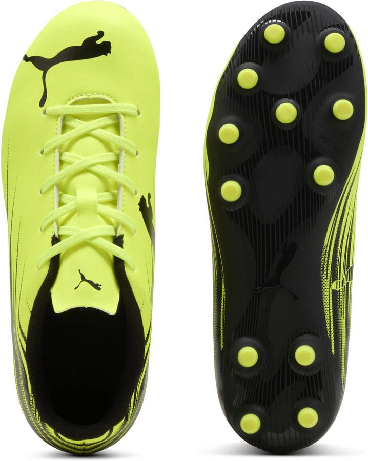 Puma Attacanto II junior voetbalschoenen geel zwart - Foto 3