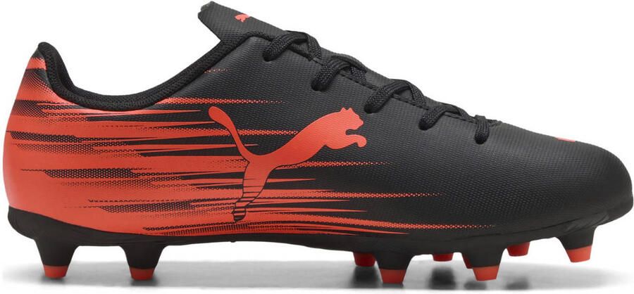 PUMA ATTACANTO II FG AG Jr Unisex Sportschoenen Black-Glowing Red - Foto 3
