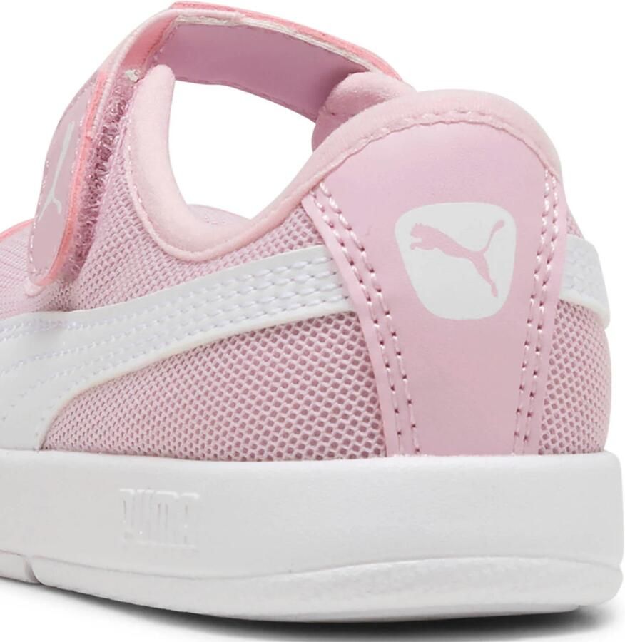 PUMA Kinder Schuhe Mid Courtflex v3 Lina V Inf 400579 Rose Mauve- White - Foto 3