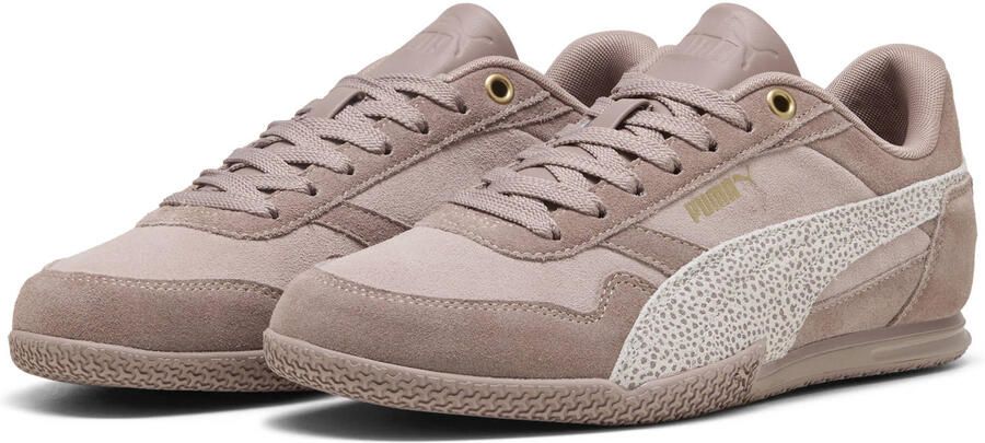 Puma Bella Donna Topcat suede leren sneakers oudroze wit - Foto 3
