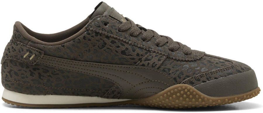 Puma Bella suède sneakers met panterprint donkerbruin - Foto 3