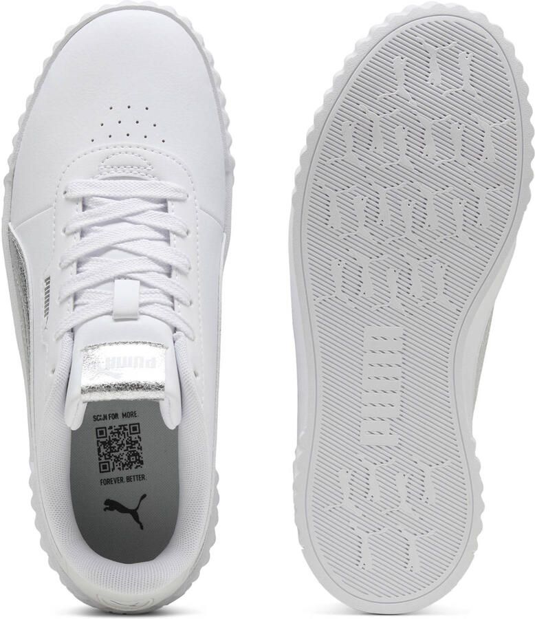 Puma Carina 3.0 Metallic Whisper sneakers wit zilver - Foto 2