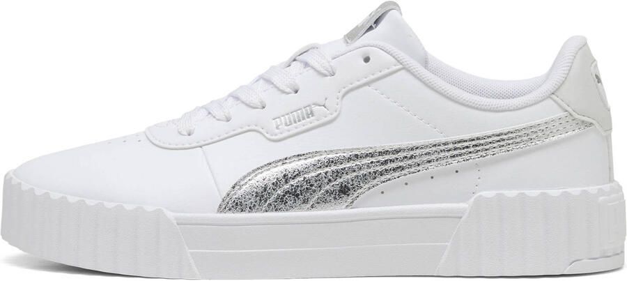 Puma Carina 3.0 Metallic Whisper sneakers wit zilver