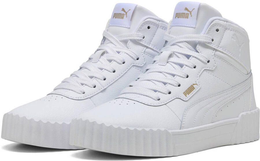 PUMA Carina 3.0 Mid Dames Sneakers White- Gold - Foto 3