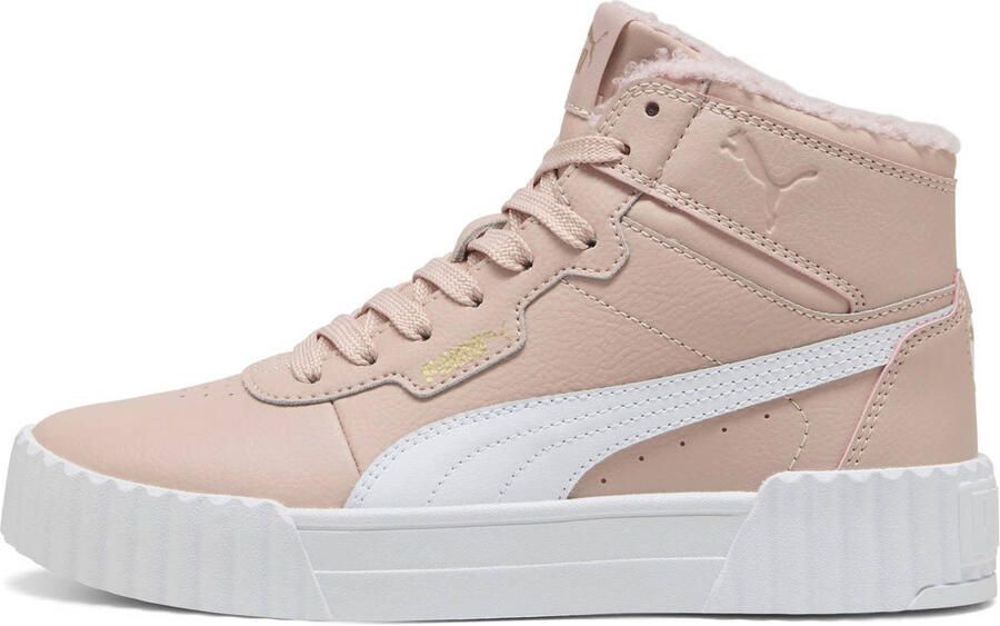Puma Carina 3.0 Mid WTR sneakers lichtroze wit - Foto 2
