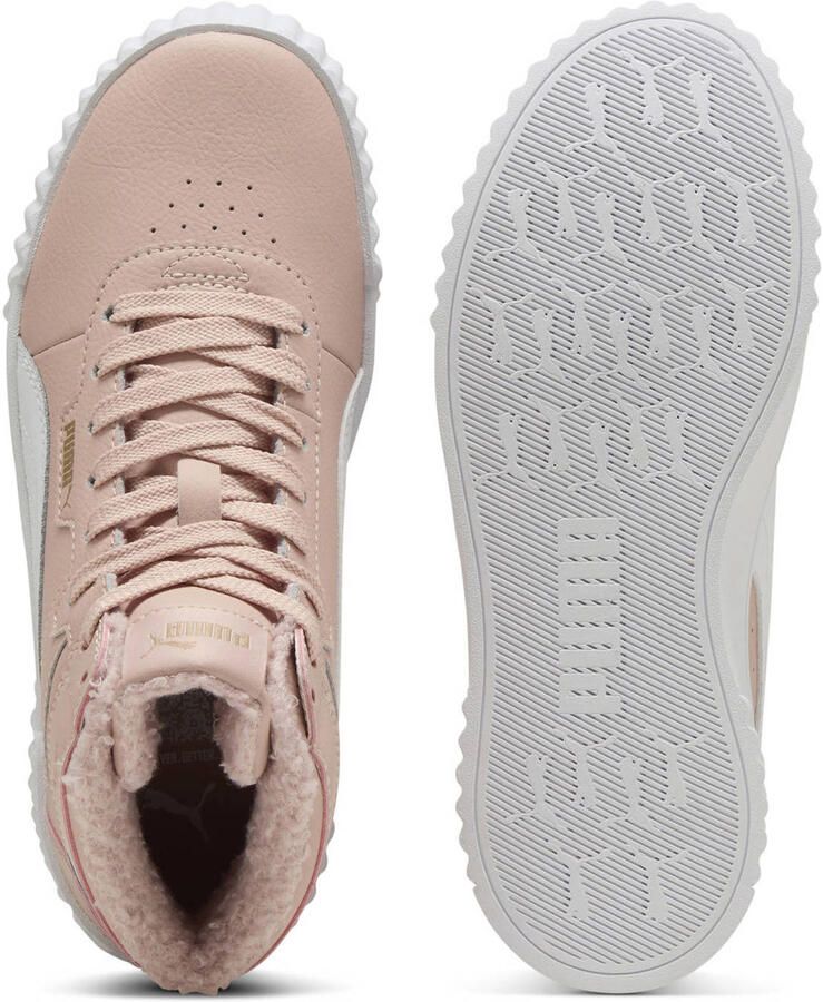 Puma Carina 3.0 Mid WTR sneakers lichtroze wit