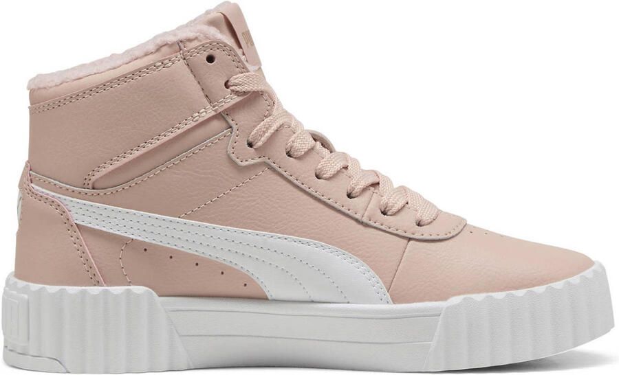 Puma Carina 3.0 Mid WTR sneakers lichtroze wit - Foto 3