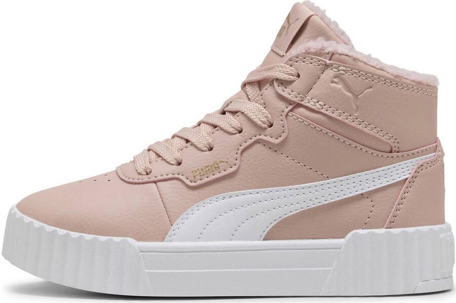 Puma Carina 3.0 Mid WTR sneakers lichtroze wit
