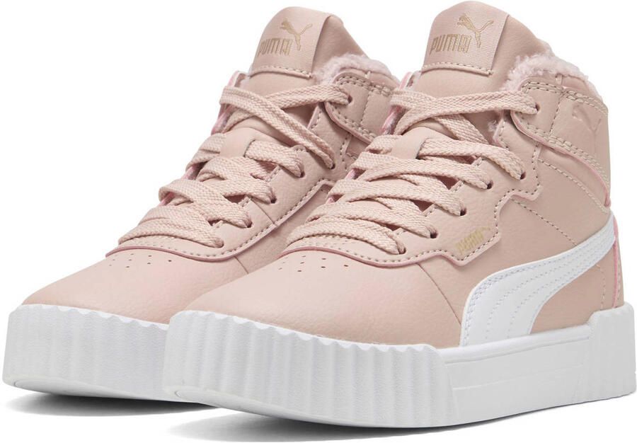 Puma Carina 3.0 Mid WTR sneakers lichtroze wit - Foto 3