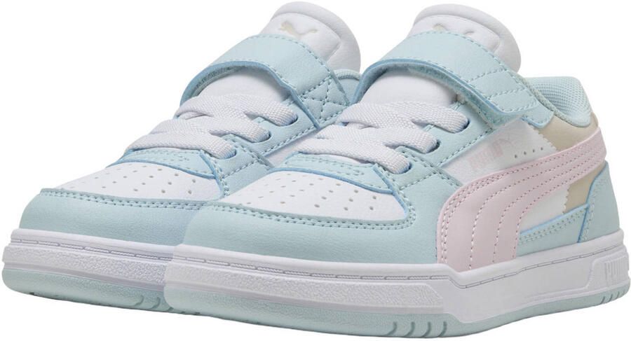 Puma Caven III Block imitatieleren sneakers lichtblauw lichtroze - Foto 3