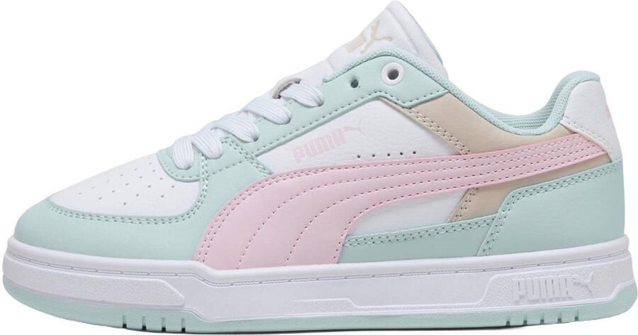 Puma Caven III Block imitatieleren sneakers mintgroen roze