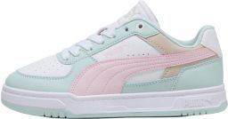 Puma Caven III Block imitatieleren sneakers mintgroen roze Imitatieleer