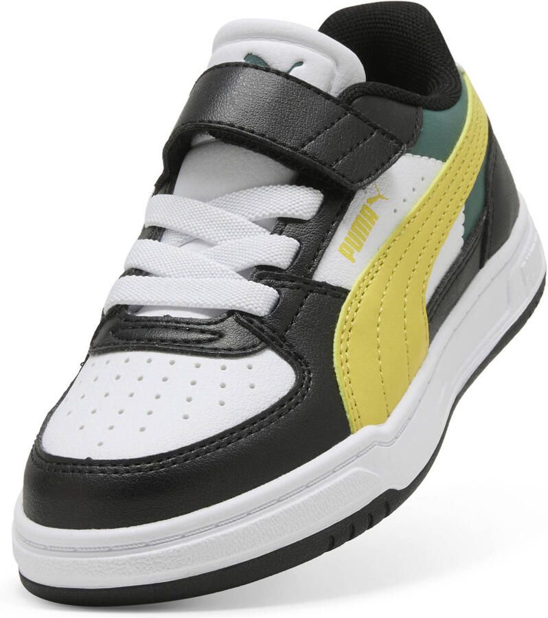 Puma Caven III Block imitatieleren sneakers zwart geel - Foto 3